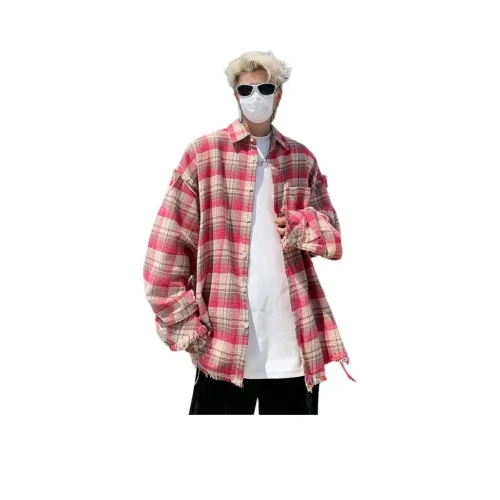 NEAR HERE 핑크 남녀공용 셔츠