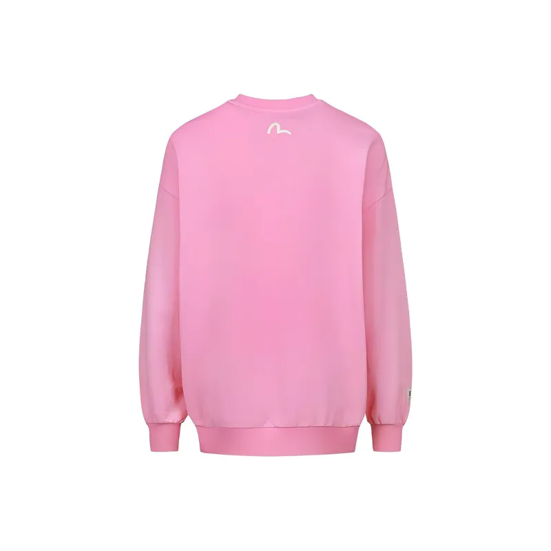 EVISU Sweatshirts Unisex Pink-1