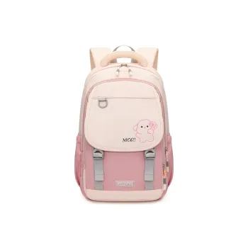 XIANGSU Oxford Backpack Unisex Pink/Brown/Green/Purple/White & Black/Gray & Black