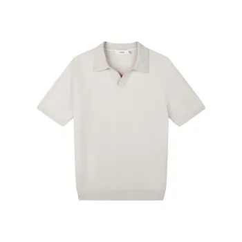 ZIOZIA Summer Polo Shirt Men's Khaki