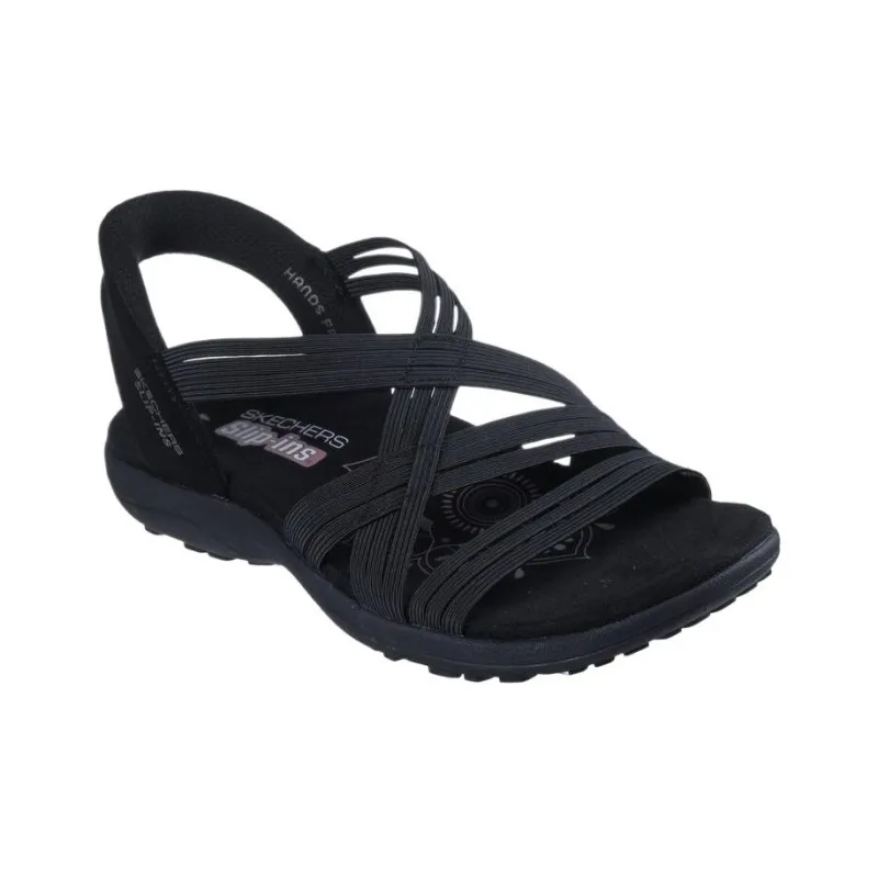 Skechers Reggae Slim Beach Sandals Women's Black-2