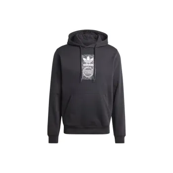 Adidas Originals CAMO LAB HOODED SWEATSHIRT Men's Black
