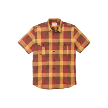 Filson Shirt Men's Red Yellow Brown