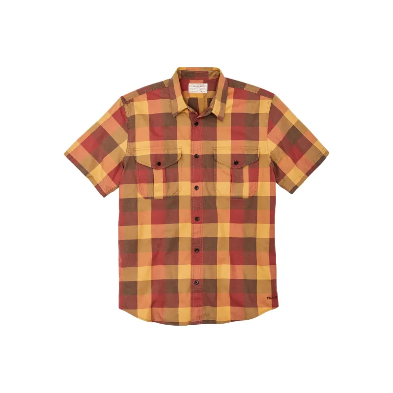 Filson Shirt Men's Red Yellow Brown-0