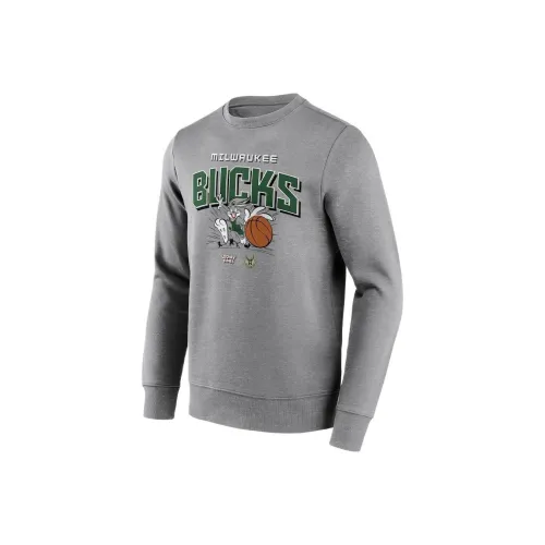 NBA Milwaukee Bucks Looney Tunes Bugs Bunny Sweatshirt Men's Gray