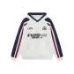 Navy Blue & White & Gray Fleece-Lined