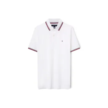 Tommy Hilfiger Polo Shirt Men's Cloud Bath White