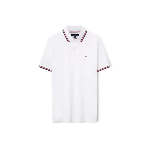 Tommy Hilfiger Polo Shirt Men's Cloud Bath White