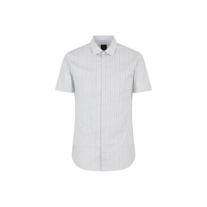 ARMANI EXCHANGEAE SS25 Shirt Men's White-0