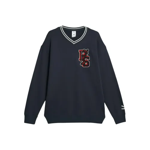 PUMA X STAPLE Co brand Sweatshirts Men Marine Blue