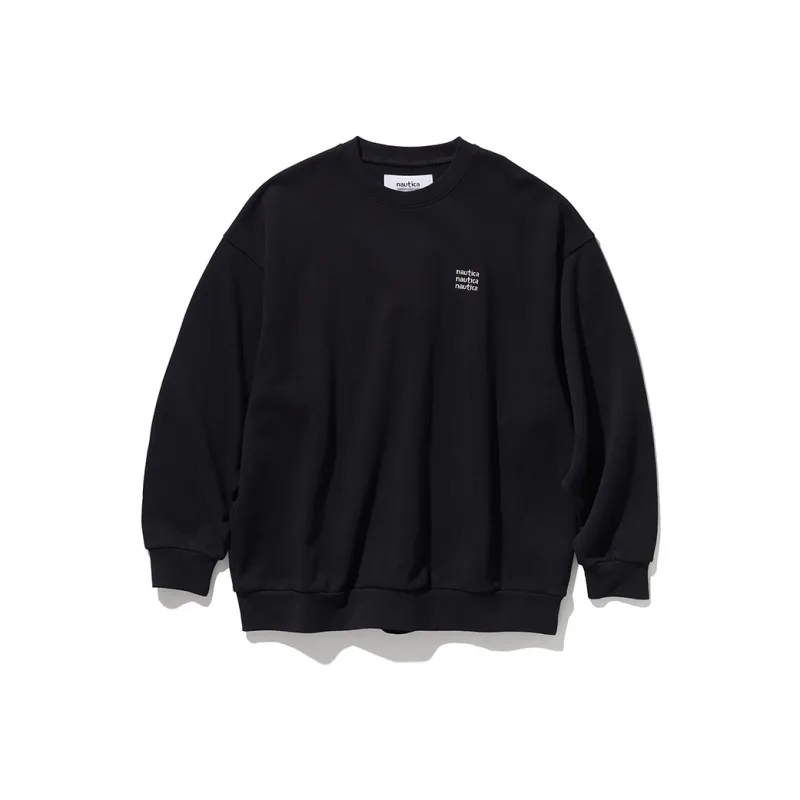 Nautica White Sail Sweatshirts Unisex-4