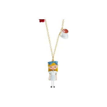 LES NEREIDES Alloy, Silver Plated, Gold Plated, Brass, Enamel Necklaces Women's Gold