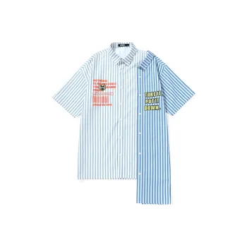 GENANX Shirts Unisex Gray Blue