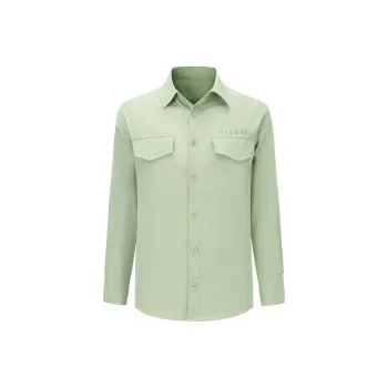 Particle Fever Shirt Unisex Pea Green Gray