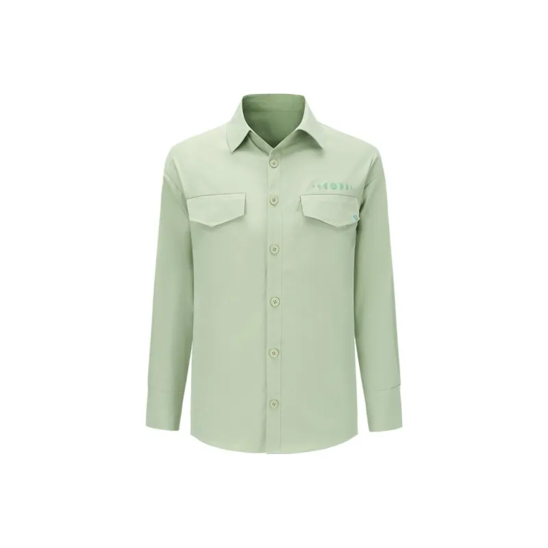 Particle Fever Shirt Unisex Pea Green Gray-0