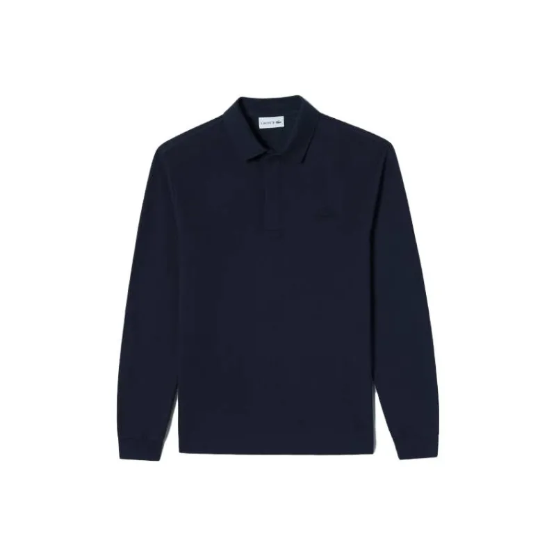 LACOSTE Logo embroidered Long sleeve Polo Shirt-0