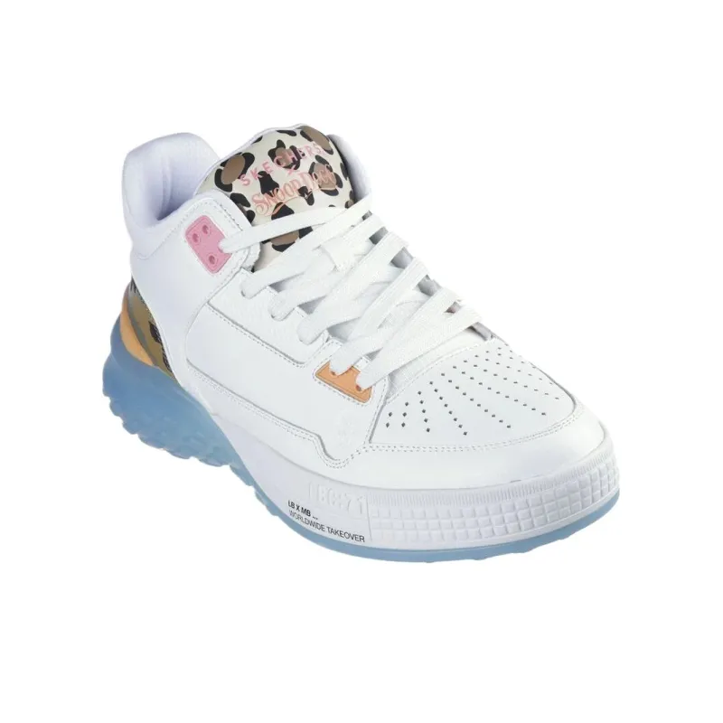 SNOOPY x Skechers Mid Top Training Shoes Men's White-2