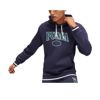 PUMA SQUAD Men's Hoodie Sweatshirt Men's Navy Blue