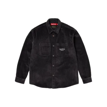 Supreme Wide Wale Corduroy Snap Shirt