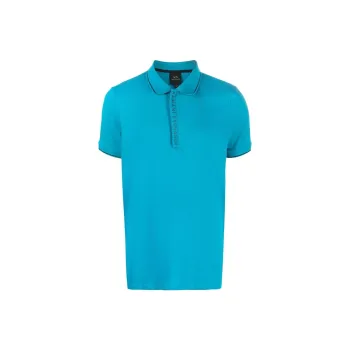 ARMANI EXCHANGE Polo Shirts Men Blue
