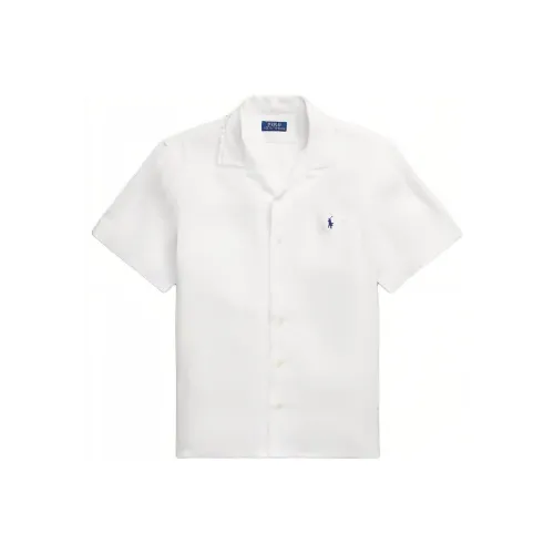 Polo Ralph Lauren Classic Fit Linen Camp Shirt Men's White
