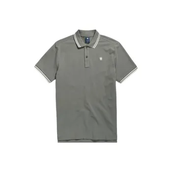 G STAR RAW Polo Shirt Men's Gray Green