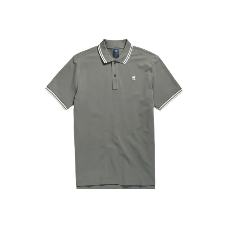 G STAR RAW Polo Shirt Men's Gray Green-0