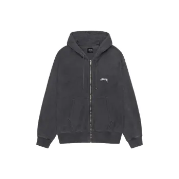 Stussy Smooth Stock Pigment Dyed Zip Hoodie