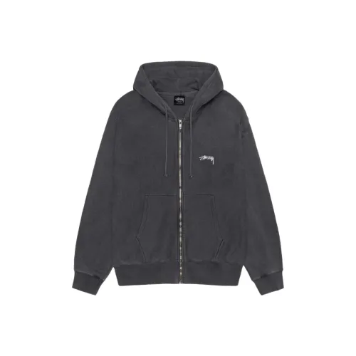 Stussy Smooth Stock Pigment Dyed Zip Hoodie