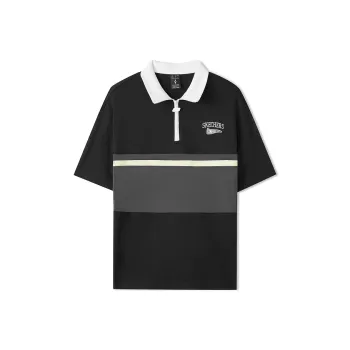 Skechers SS25 Polo Shirt Unisex Carbon Black/0018