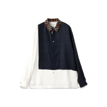 CULLNI x DAKS LONDON FW24 Shirt Unisex Marine Blue