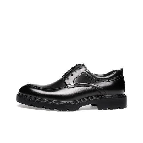 HAPPY DINO Men's Casual Shoes Men Low Top Black