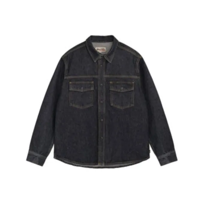 Stussy Boxy Western Denim Shirt-5