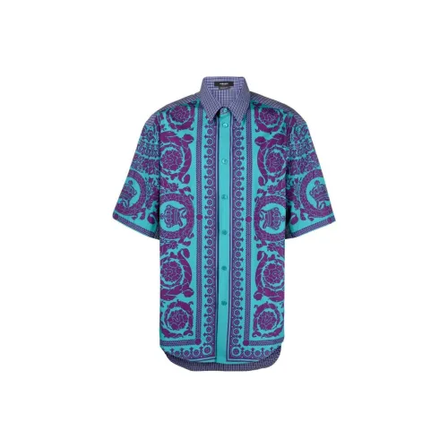 FANSIZHE VERSACE Shirt Men's Purple