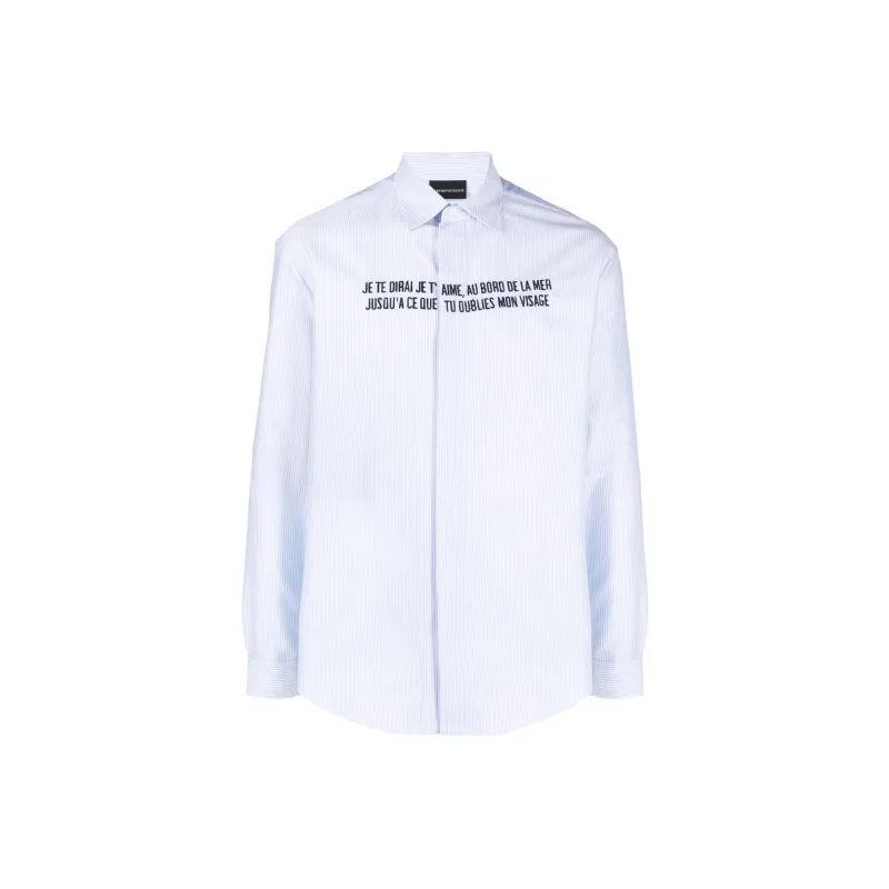EMPORIO ARMANI Shirts Men White-0