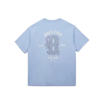 New Era T Shirts Unisex Light Blue