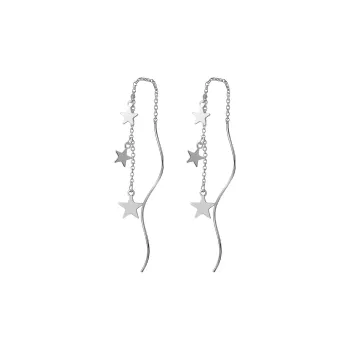 West Island Drop Earrings Women's Silver