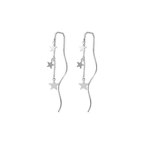 West Island Drop Earrings Women's Silver