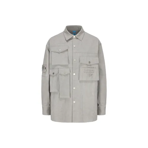 VANN VALRENCÉ Shirt Unisex Mountain Stone Gray