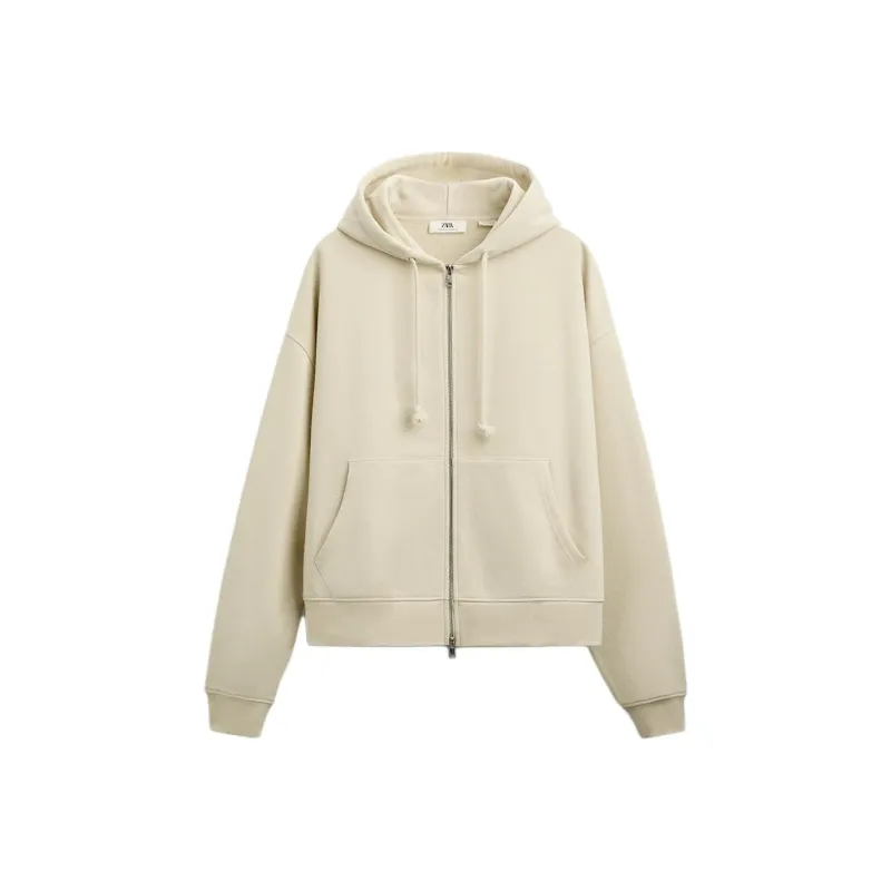 ZARA Sweatshirts Men Brown-0