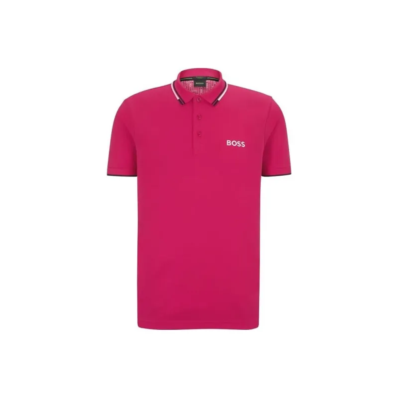 HUGO BOSS Polo Shirts Men Red-0