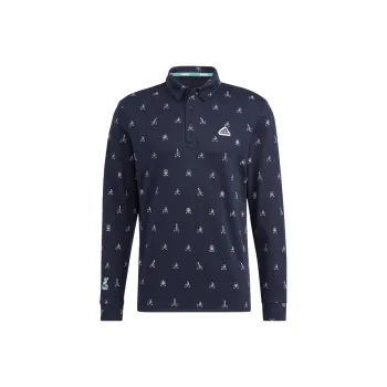 Adidas Polo Shirts Men Ink Blue