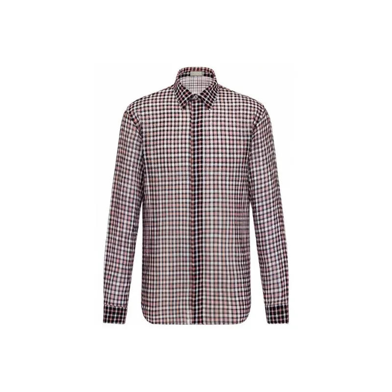 DIOR Quarterly New Products Shirts Men Red-0