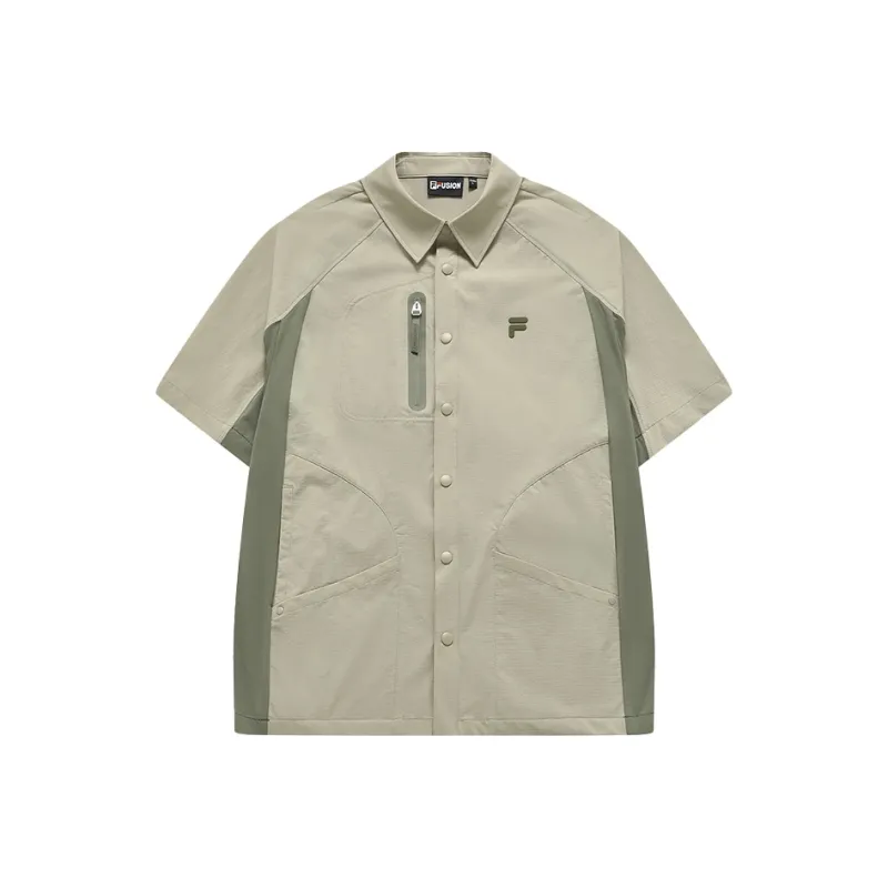 FILA FUSION URBAN TECH Shirt Men's Oat Khaki-0