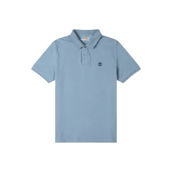 Timberland SS25 Polo Shirt Men's Sky Blue