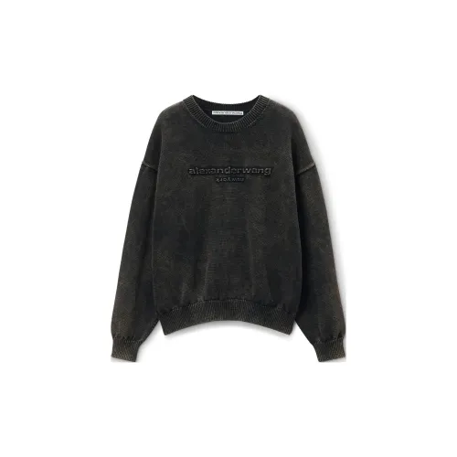 Alexander Wang Oversize Logo Crewneck Sweatshirt