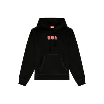 DIESEL S Ginn Hood K37 Logo print Hoodie