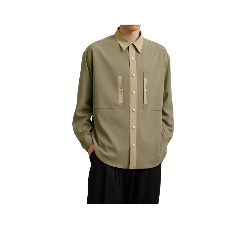 PUBLIC TOKYO FW24 Shirt Men's Khaki-0