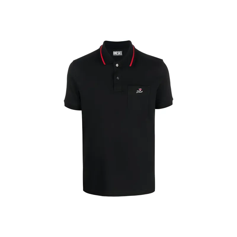 DIESEL Embroidered logo Polo Shirt-0