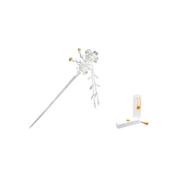 FREE RABBITⅡ Hairpins Women's Cherry Blossom Tassel Hairpin